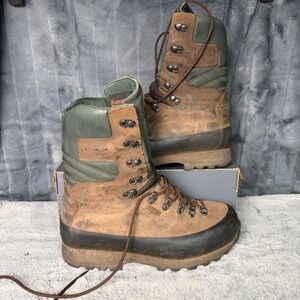 Kenetrek Mountain Extreme Mens Hunting Boots Brown Leather Insulated Size 10.5